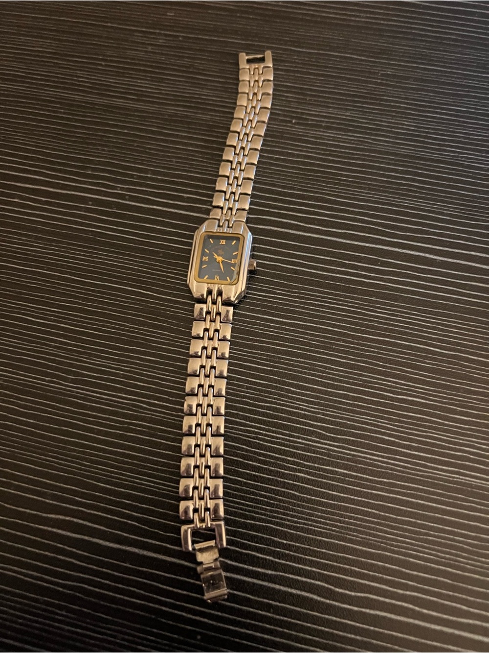 Ralph Lauren Silver Bracelet Watch with Navy Blue Dial - Picture 1 of 4